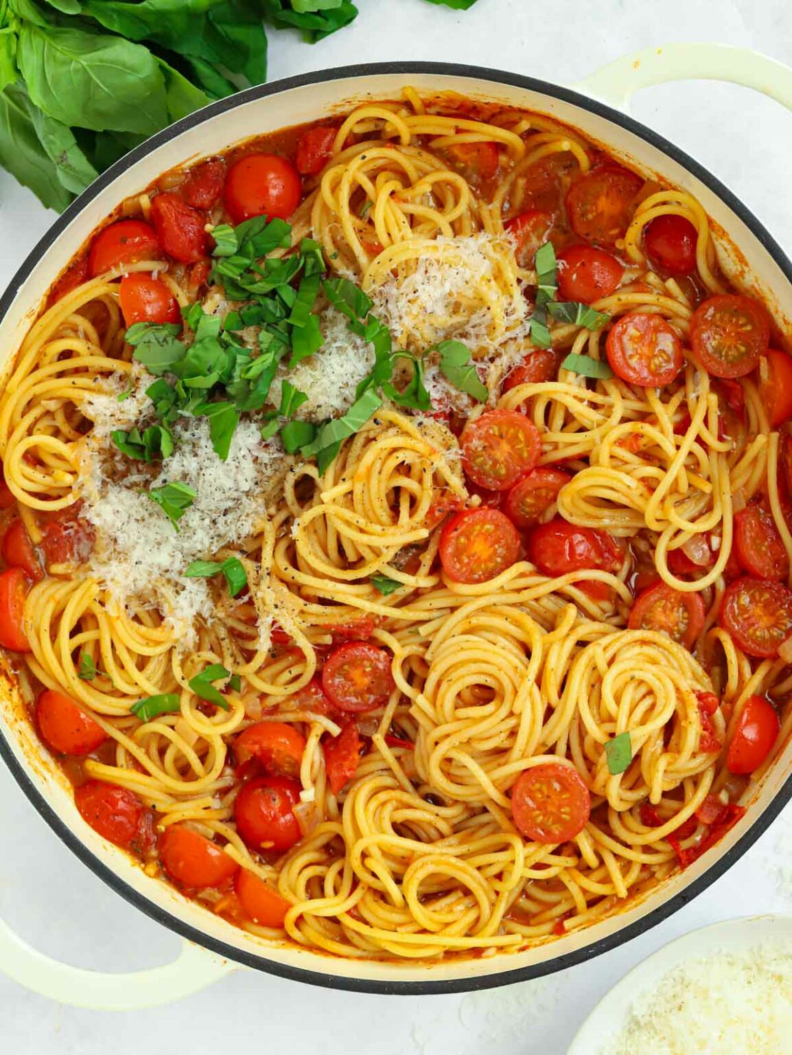 Tomato Pasta Easiest Ever ONE Pan Recipe - Simply Veg