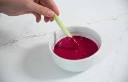 beetroot yogurt dip