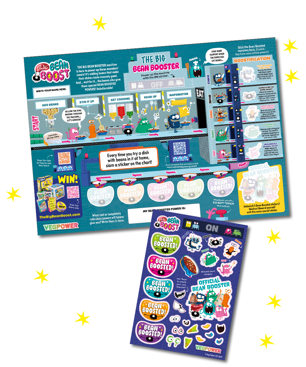 The Big Bean Boost Reward Chart Guide - Simply Veg
