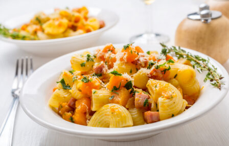 air fryer squash pasta